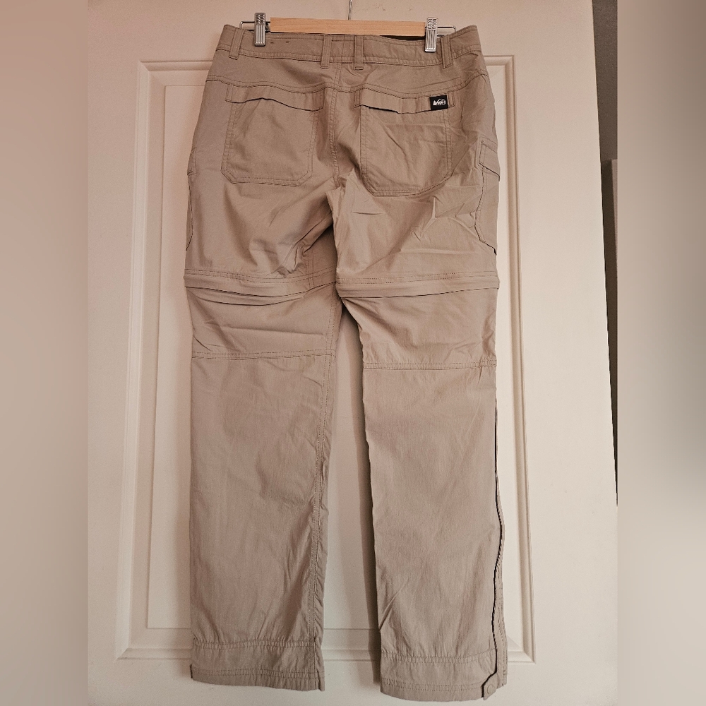 REI Co-op Cargo Pants Tan Relaxed Fit Women's 8 Petite - Picture 5 of 10